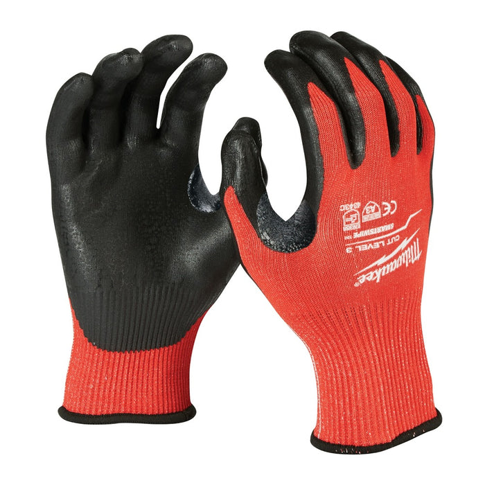 Milwaukee 48-22-8933B 12PK Cut 3 Dipped Gloves – XL [A3]