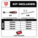 Milwaukee 48-22-9001 12 Piece 3/8" Drive Metric Socket Set - 2