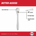 Milwaukee 48-22-9014 1/4" Drive Ratchet - 2