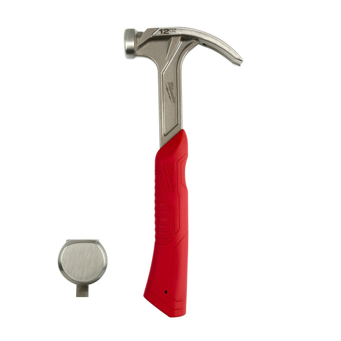 Milwaukee 48-22-9019 12oz Smooth Face Hybrid Claw Finish Hammer