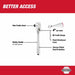 Milwaukee 48-22-9036 3/8" Drive 5" Ratchet - 2