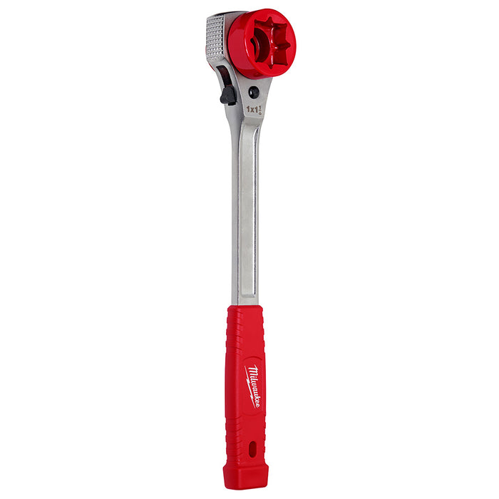 Milwaukee  48-22-9213M Lineman's High-Leverage Ratcheting Wrench w/ Milled Face - 3