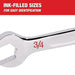 Milwaukee 48-22-9411 11pc SAE Combination Wrench Set - 10