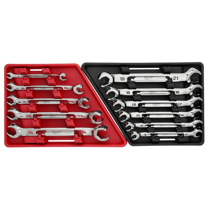 Milwaukee 48-22-9471 6pc Double End Flare Nut Wrench Set - Metric - 12