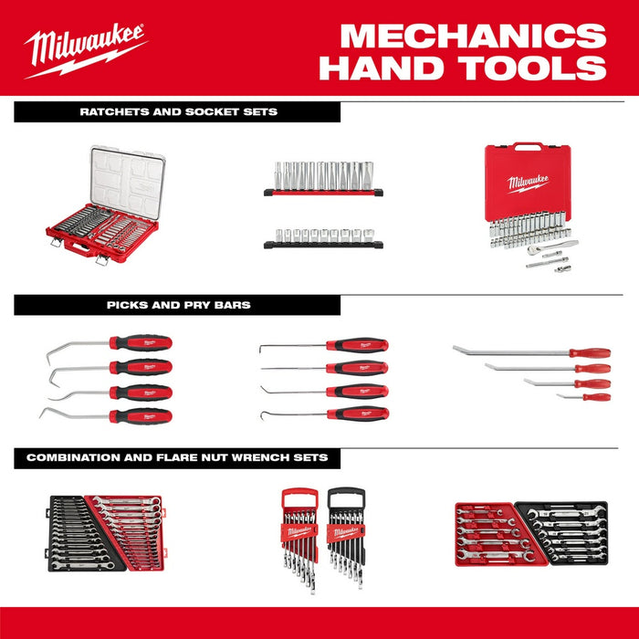 Milwaukee 48-22-9471 6pc Double End Flare Nut Wrench Set - Metric - 13