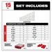 Milwaukee 48-22-9484 15pc SAE Combination Wrench Set with PACKOUT Compact Organizer - 3