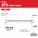 Milwaukee 48-22-9484 15pc SAE Combination Wrench Set with PACKOUT Compact Organizer - 4