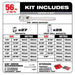 Milwaukee  48-22-9486 1/4" & 3/8”  106pc Ratchet and Socket Set in PACKOUT - SAE & Metric - 5