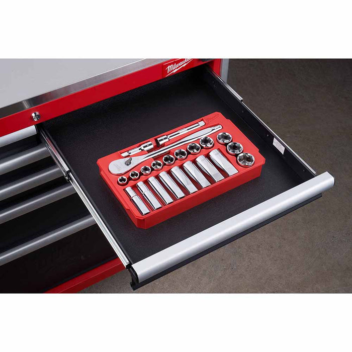 Milwaukee 48-22-9510 28 pc 1/2" Socket Wrench Set – Metric - 8