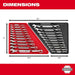 Milwaukee 48-22-9511 11pc Metric Combination Wrench Set - 7