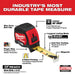 Milwaukee 48-22-9725M 25ft Magnetic STUD™ Tape Measure - 2