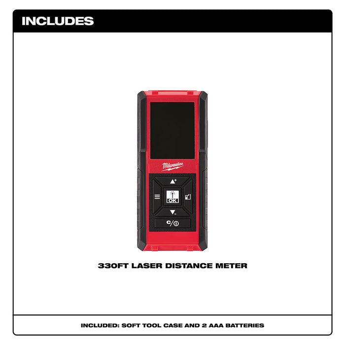 Milwaukee 48-22-9803 330' Laser Distance Meter - 5