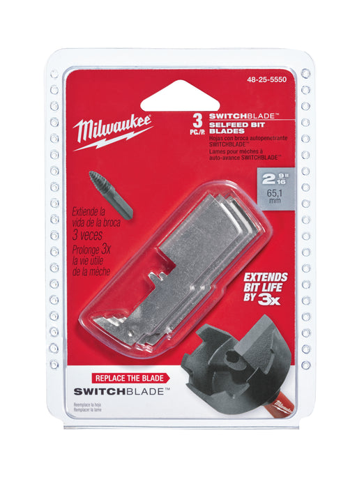 Milwaukee 48-25-5550 2-9/16 in. SwitchBlade™ Replacement Blade (3 Pack)