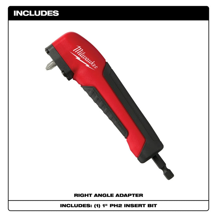 Milwaukee 48-32-2390 SHOCKWAVE Impact Right Angle Adapter - 2