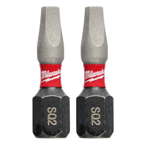 Milwaukee 48-32-4422 SHOCKWAVE 1" SQ2 Impact Bit 2PK