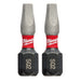 Milwaukee 48-32-4422 SHOCKWAVE 1" SQ2 Impact Bit 2PK