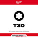Milwaukee 48-32-4487 SHOCKWAVE 2" T30 Impact Bit - 2