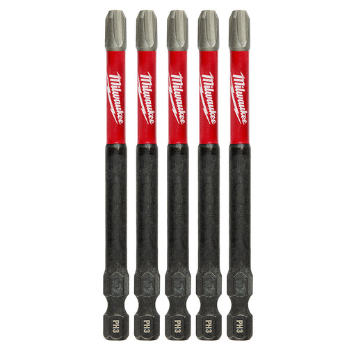 Milwaukee 48-32-4566 Shockwave 3.5" PH3 5PK