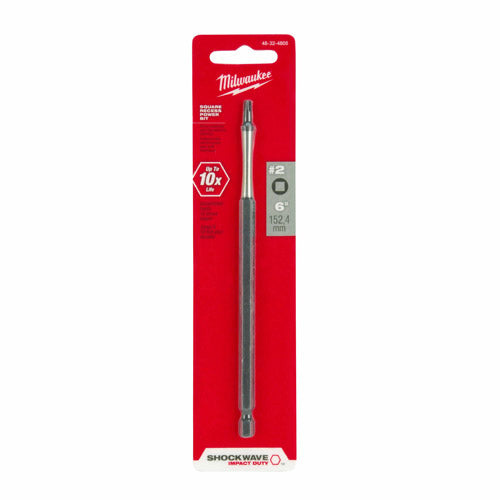 Milwaukee 48-32-4805 SHOCKWAVE 6" SQ2 Impact Bit - 3