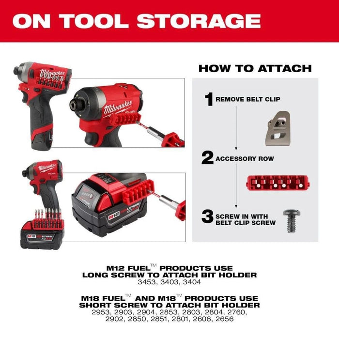Milwaukee 48-32-5162 SHOCKWAVE Impact Duty 60PC Drill, Drive & Fasten PACKOUT Set - 4