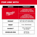 Milwaukee 48-36-1109 1" High Speed NPT Portable Pipe Threading Dies - 2
