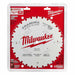 Milwaukee 48-40-1038 10-1/4" 28T Framing Circular Saw Blade - 6