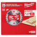 Milwaukee 48-40-1713 7-1/4" 24T Construction Worm Drive Framing Contractor Pack (25PK) - 5