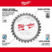 Milwaukee 48-40-4070 5-3/8” Metal Saw Blade 30 Tooth Ferrous - 7