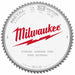 Milwaukee 48-40-4505 Circular Saw Blade 14", 72 Tooth Dry Cut Carbide Tipped