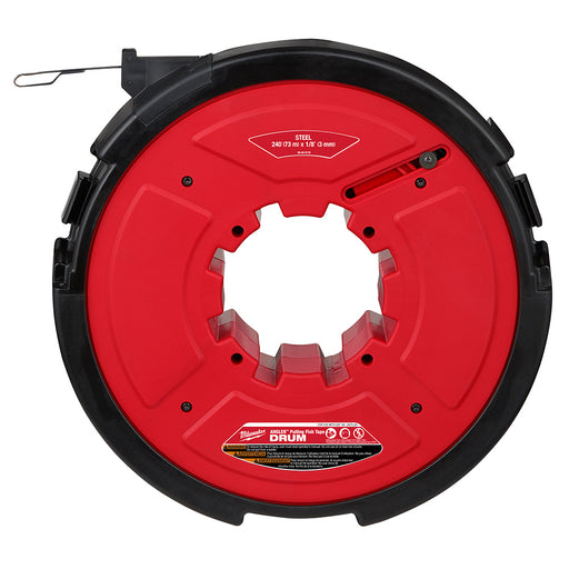 Milwaukee 48-44-5178 M18 FUEL Angler 240' x 1/8" Steel Pulling Fish Tape Drum