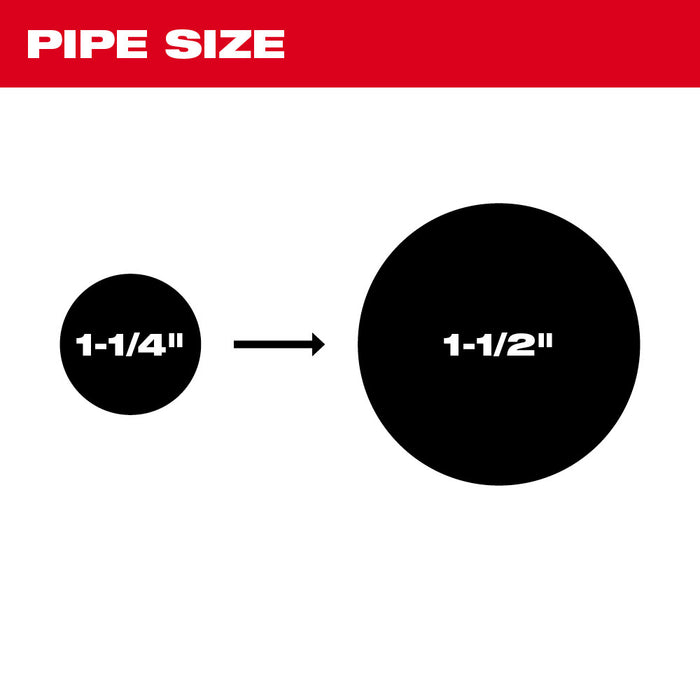 Milwaukee 48-53-3812 Drop Head Straight Auger 5/8" Sectional Cable - 3