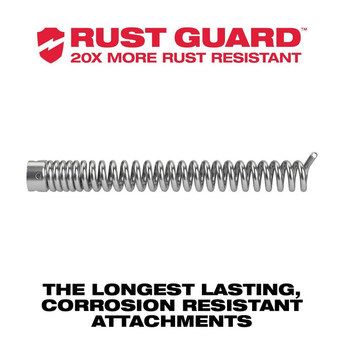 Milwaukee 48-53-3829 Flexible Straight Auger 7/8" Sectional Cable - 4