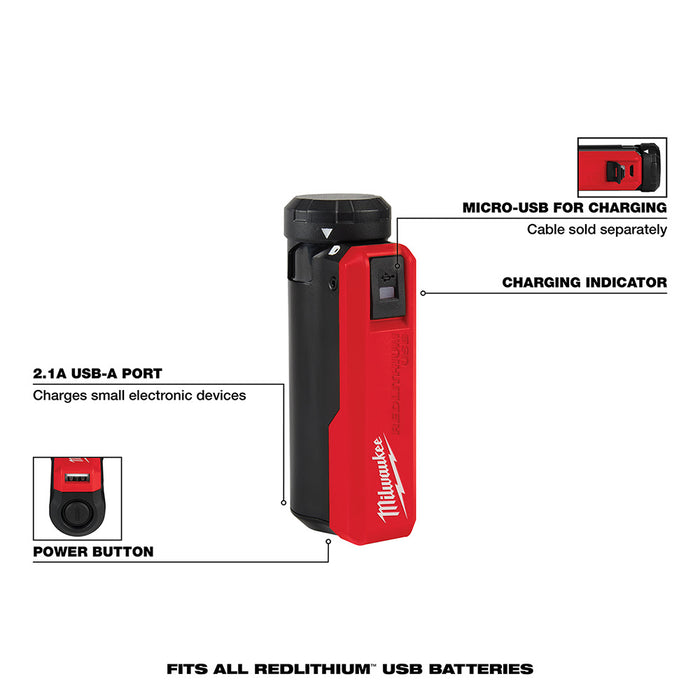 Milwaukee 48-59-2013 REDLITHIUM USB Charger & Portable Power Source Kit - 5