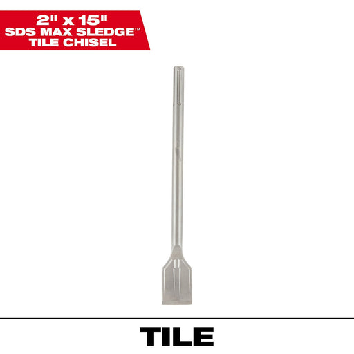 Milwaukee 48-62-4088 SDSMAX 3-1/4" x 12" Tile Chisel - 2
