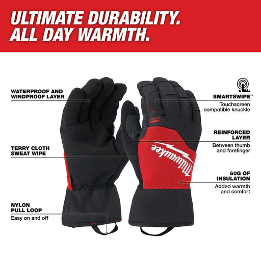 Milwaukee 48-73-0031 Winter Performance Gloves – Medium - 2