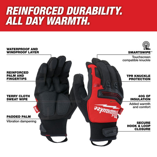 Milwaukee 48-73-0044 Winter Demolition Gloves – 2X-Large - 2