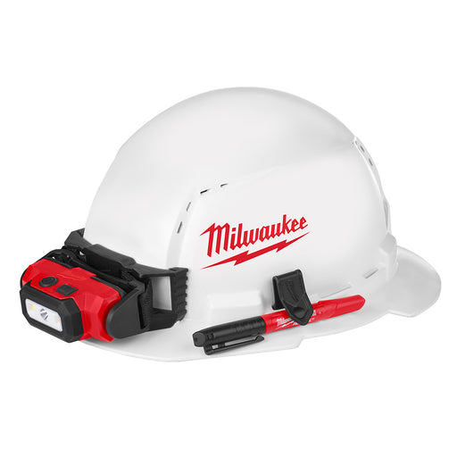 Milwaukee 48-73-1010 Full Brim Hard Hat with BOLT Accessories 
– Type 1 Class C - 2