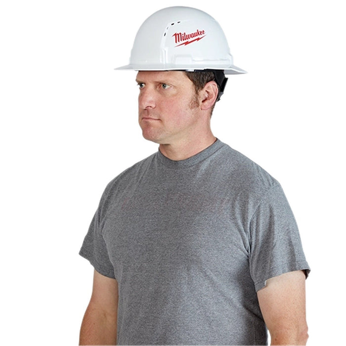 Milwaukee 48-73-1010 Full Brim Vented Hard Hat with BOLT Accessories Type 1 Class C - 4