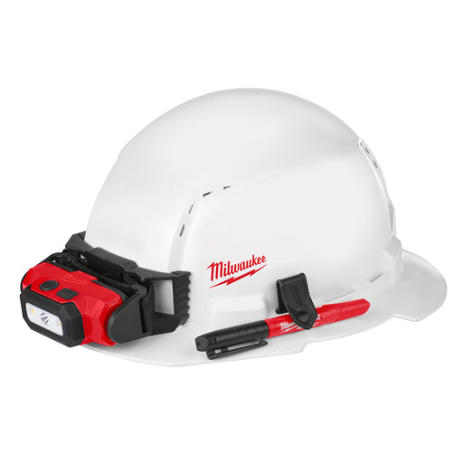 Milwaukee 48-73-1011 Full Brim Hard Hat with BOLT Accessories – Type 1 Class C (Small Logo) - 2