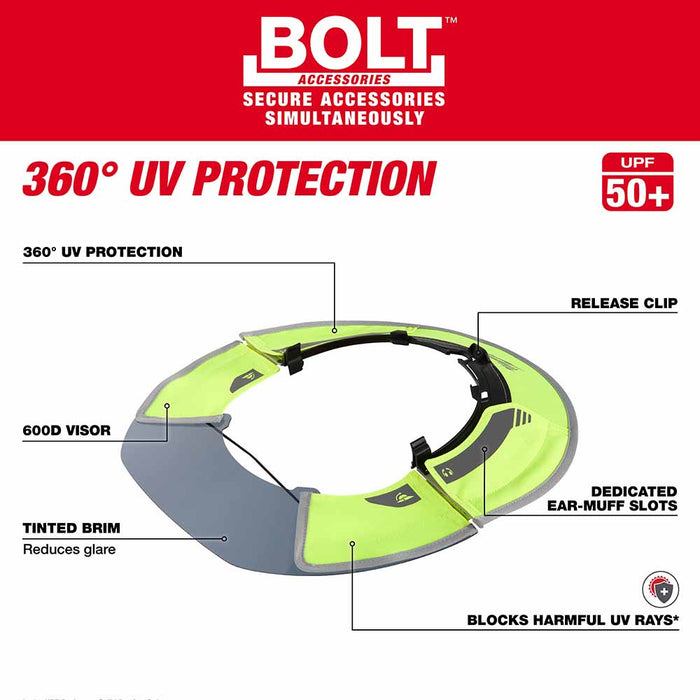 Milwaukee 48-73-1073 Bolt Sun Visor - 7