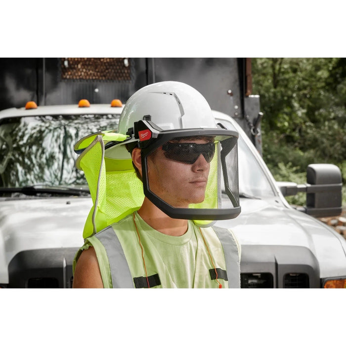 Milwaukee 48-73-1131 Black Full Brim Hard Hat with 6PT Ratcheting Suspension – Type 1 Class E - 4