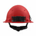 Milwaukee 48-73-1229 Red Full Brim Vented Hard Hat with 6PT Ratcheting Suspension – Type 1 Class C - 3
