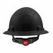 Milwaukee 48-73-1231 Black Full Brim Vented Hard Hat with 6PT Ratcheting Suspension – Type 1 Class C - 2