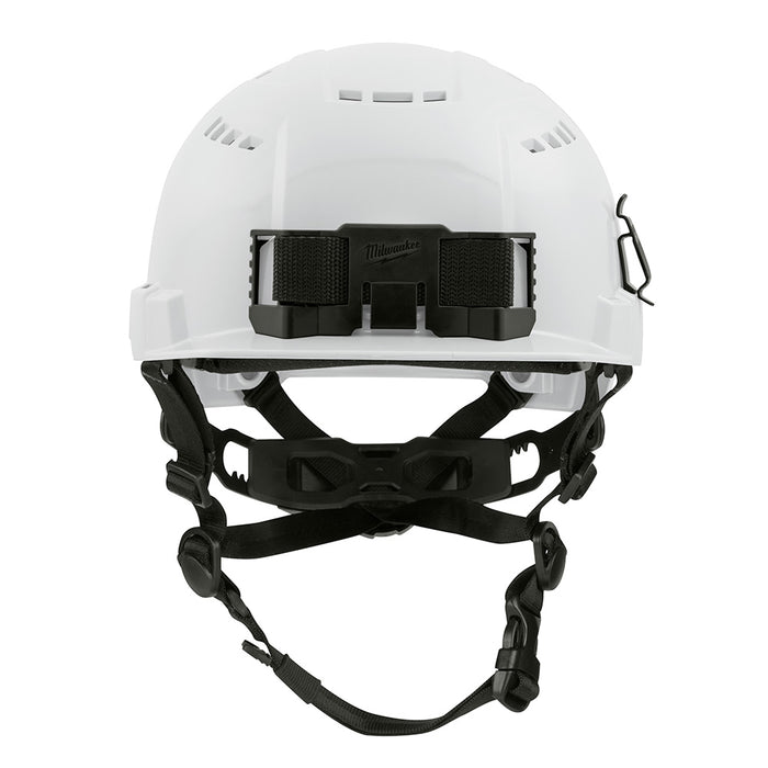 Milwaukee 48-73-1320 BOLT White Front Brim Safety Helmet (USA) - Type 2, Class C, Vented - 4