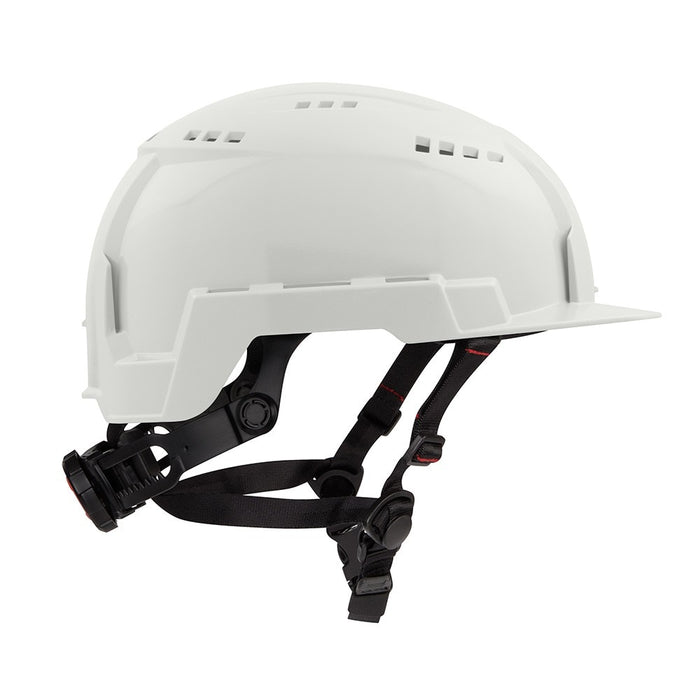 Milwaukee 48-73-1320 BOLT White Front Brim Safety Helmet (USA) - Type 2, Class C, Vented - 6