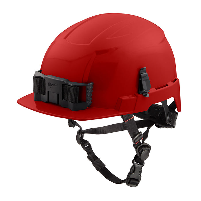 Milwaukee 48-73-1329 BOLT Red Front Brim Safety Helmet (USA) - Type 2, Class E, Non-Vented - 3