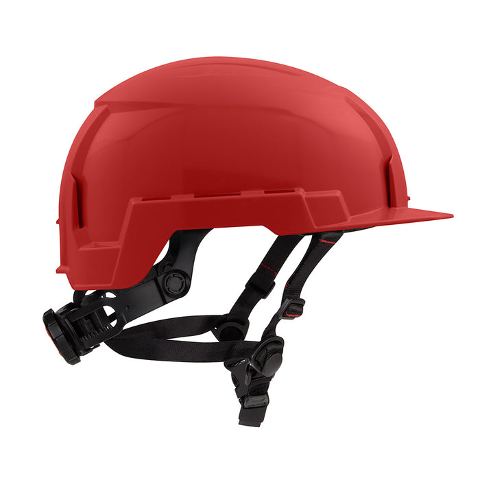 Milwaukee 48-73-1329 BOLT Red Front Brim Safety Helmet (USA) - Type 2, Class E, Non-Vented - 6