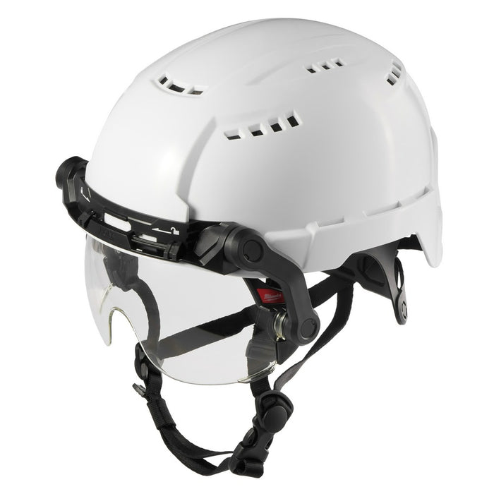 Milwaukee 48-73-1411 BOLT Eye Visor / Face Shield - Clear Dual Coat Lens with Head Lamp Mount Bracket (Compatible with Milwaukee Safety Helmets) - 3