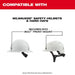 Milwaukee 48-73-1415 BOLT Eye Visor - Tinted Dual Coat Lens (Compatible with Milwaukee Safety Helmets & Hard Hats) - 5