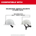 Milwaukee 48-73-1419 BOLT Eye Visor - Mirrored Dual Coat Lens (Compatible with Milwaukee BOLT Safety Helmets & BOLT Hard Hats) - 3
